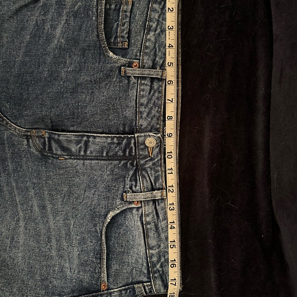 Old Navy Denim Button Fly Mini Skirt - Picture 4 of 6